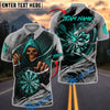BlueJose Darts Grim Reaper Skull Dartboard Customized Name, Team Name 3D Shirt (4 Colors)