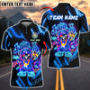 BlueJose Darts Hip Hop Bear Neon Wild Style Customized Name, Team Name 3D Shirt (4 Colors)