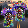 BlueJose Darts Cool Bee Graffiti Urban Style Customized Name, Team Name 3D Shirt (4 Colors)