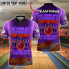 BlueJose Neon Bowling Quote Shirt ‚Äö√Ñ√¨ "Top Secret" Customized Name, Team Name 3D Shirt (4 Colors)