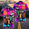BlueJose Darts Funny Wolf Graffiti Style Customized Name, Team Name 3D Shirt (4 Colors)