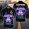 BlueJose Darts Beer Quote Shirt Neon Glow Design Customized Name, Team Name 3D Shirt (4 Colors)
