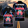 BlueJose Darts Beer Quote Shirt Neon Glow Design Customized Name, Team Name 3D Shirt (4 Colors)