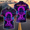 BlueJose Darts Rock n' Roll Flaming Neon Cool Design Customized Name, Team Name 3D Shirt (4 Colors)