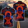 BlueJose Darts Rock n' Roll Flaming Neon Cool Design Customized Name, Team Name 3D Shirt (4 Colors)