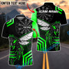 BlueJose Darts Angry Hornet Yellow Black Customized Name, Team Name 3D Shirt (4 Colors)