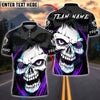 BlueJose Darts Skull Face Eyes Customized Name, Team Name 3D Shirt (4 Colors)