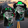 BlueJose Darts Fierce Eagle Illustration Personalized Name, Team Name Shirt (4 Colors)