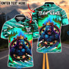 BlueJose Darts King Gorilla Graffiti Style Customized Name, Team Name 3D Shirt (4 Colors)