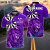 BlueJose Darts Lion Roaring Beast Style Personalized Name, Team Name Shirt (4 Colors)