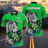 BlueJose Darts White Tiger Wild Animal Graphic Personalized Name, Team Name Shirt (4 Colors)