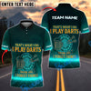 BlueJose Darts Funny Neon Text Throw - I Drink and I Forget Things Personalized Name, Team Name Shirt (4 Colors)
