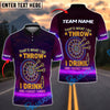 BlueJose Darts Funny Neon Text "I Play Darts ‚Äö√Ñ√∫ Drink and I Forget Things" Personalized Name, Team Name Shirt (4 Colors)
