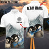 BlueJose Darts Arctic Penguins Chill But Fierce Personalized Name, Team Name Shirt