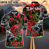 BlueJose Darts Wolf Design Dark Graffiti Style Customized Name, Team Name 3D Shirt (4 Colors)