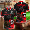 BlueJose Billiards 8-Ball Panther Design Personalized Name Shirt (4 Colors)