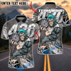 BlueJose Darts Gorilla 420 Dartboard Urban Steel Multicolor Options Personalized Name Shirt (4 Colors)