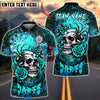 BlueJose Darts Flame Skull Spider Fiery Rose Personalized Name, Team Name Unisex Shirt (4 Colors)