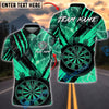 BlueJose Darts Electric Strike Triple Dartboard Multicolor Options Personalized Name Shirt (6 Colors)