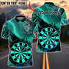 BlueJose Darts Lightning Dartboard Precision Throw Multicolor Options Personalized Name Shirt (6 Colors)