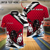 BlueJose Bowling And Pins Dabbing Ball Hex Style Customized Name, Team Name 3D Shirt (4 Colors)