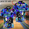 BlueJose Bowling And Pins Ball Graffiti Streetwear Funny Bowlshit Quote  Customized Name, Team Name 3D Shirt (4 Colors)