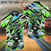 BlueJose Bowling And Pins Star Mark Never Give Up Retro Graffiti Style Customized Name, Team Name 3D Shirt (4 Colors)