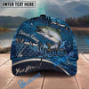 BlueJose Fishing Heartbeat Hook Pattern Personalized Cap (13 Breeds)