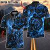 BlueJose Darts Burning Rose Fire Dartboard Graphic Multicolor Options Personalized Name Shirt (4 Colors)