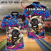 BlueJose Bowling And Pins Hip Hop Beer Gang Street Art  Customized Name, Team Name 3D Shirt (4 Colors)