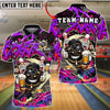 BlueJose Bowling And Pins Hip Hop Beer Gang Street Art  Customized Name, Team Name 3D Shirt (4 Colors)
