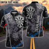 BlueJose Darts Grunge Dartboard Sports Design Personalized Name, Team Name Unisex Shirt (6 Colors)