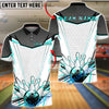 BlueJose Bowling & Pins Strike Pin Explosion Gold Black Graphic Customized Name, Team Name 3D Shirt (6 Colors)