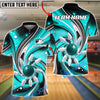BlueJose Bowling And Pins Industrial Strike Explosion 3D Design Customized Name, Team Name 3D Shirt (4 Colors)