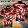 BlueJose Bowling And Pins Industrial Strike Explosion 3D Design Customized Name, Team Name 3D Shirt (4 Colors)