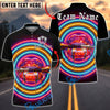 BlueJose Darts Neon Lips Ice Glow Personalized Name, Team Name Unisex Shirt (4 Colors)