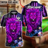 BlueJose Billiards 8 Ball Fire Lion USA Flag Personalized Name, Team Name Unisex Shirt (6 Colors)