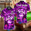 BlueJose Billiards 8-Ball Crazy Panda Character Design Customized Name, Team Name 3D Shirt (4 Colors)
