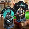 BlueJose Billiards 8 Ball Samurai Slayer Personalized Name Shirt (4 Colors)