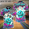 BlueJose Bowling Urban Rage Graffiti Style Customized Name, Team Name 3D Shirt (4 Colors)