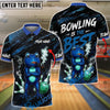 BlueJose Bowling Is The Best Cool Green Frog Smoking Pipe Quote Customized Name, Team Name 3D Shirt (4 Colors)