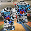 BlueJose Bowling & Pins Street Art ‚Äö√Ñ√∫They Not Like Us‚Äö√Ñ√π Cartoon Customized Name, Team Name 3D Shirt (4 Colors)