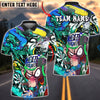 BlueJose Darts Angry Monkey Comic Graffiti Street Style Multicolor Options Personalized Name Shirt (4 Colors)