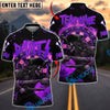 BlueJose Darts Pirate Skeleton Fire Battle Customized Name, Team Name 3D Shirt (4 Colors)