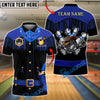 BlueJose Bowling And Pins Cowboy Western Style Customized Name, Team Name 3D Shirt (4 Colors)