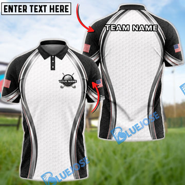 BlueJose Golf Iron Patriot Claw Customized Name, Team Name 3D Shirt