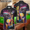BlueJose Billiards Pool 9 Leopard Painting Art Personalized Shirt
