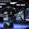 BlueJose Billiards Ball 8 Day Of The Death Personalized Name, Team Name Shirt (4 Colors)