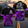 BlueJose Darts Reaper Skull Personalized Name, Team Name Shirt (4 Colors)