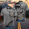 BlueJose Darts Tiger Roar Personalized Name, Team Name Shirt (4 Colors)